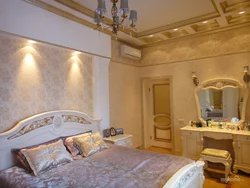 Bedroom white gold photo