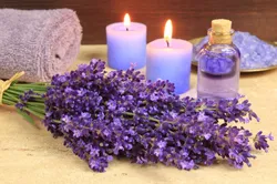 Lavanda ilə hamam fotoşəkili