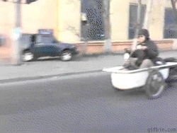 Ванная на дарозе фота