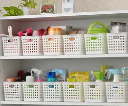 Bathroom containers photo