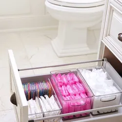 Bathroom containers photo