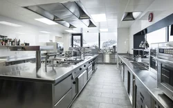 Modern factory kitchen photo