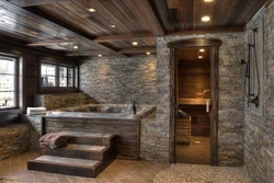 Bath in basement photo