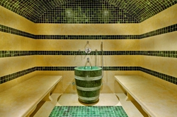 Bath in basement photo