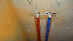 Water sockets in the bathroom photo