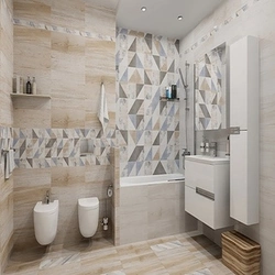 Həndəsə plitələr hamam fotoşəkili