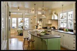 Photo of lanterns in the kitchen