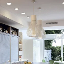 Photo of lanterns in the kitchen