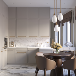 Calacatta countertop kitchen photo