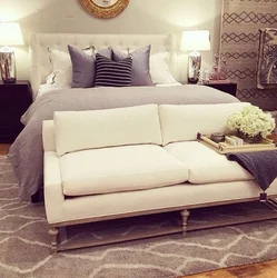 Photo couch for the bedroom
