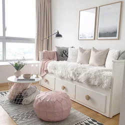 Photo couch for the bedroom