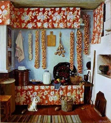 Кухня в избе фото