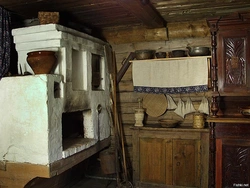 Кухня в избе фото