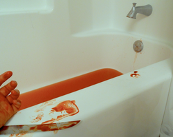 Unfilled bathtubs photo