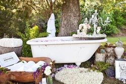 Bouquets from the bath photo