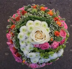 Bouquets from the bath photo
