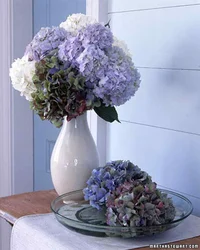 Bouquets In The Bathroom Photo