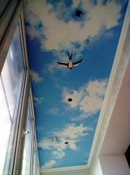 Drawings on the loggia photo