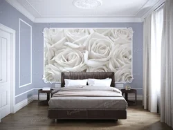 White roses bedroom photo