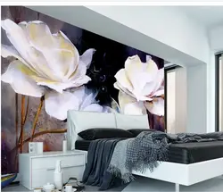 White roses bedroom photo