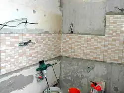 Wiring in the bathroom photo