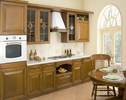 Straight Wooden Kitchens Photo