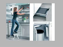 Stepladder in the kitchen photo