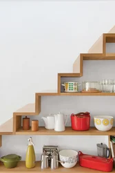 Stepladder in the kitchen photo