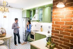 Kitchen organization apartment photo