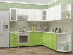 Кухни цвет яблоко фото