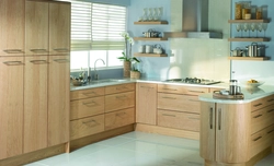 Kitchen mdf oak photo