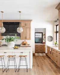 Kitchens in natural colors photo