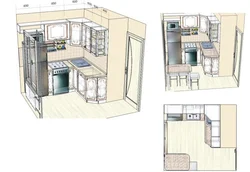 Kitchen drawing Khrushchev photo