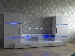 Гостиная домино черная фото