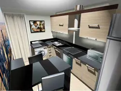 Small kitchen 3D photo