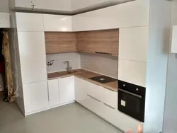 White two-level kitchen photo