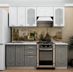 White sandalwood kitchen photo