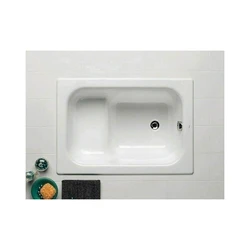 Sit-down cast iron bathtub photo