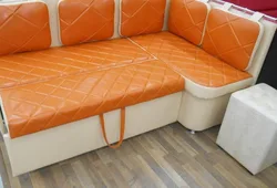 Divan narıncı mətbəx şəkli