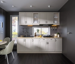 Gray kitchen stacked photo