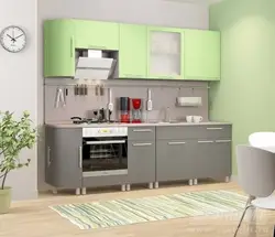 Gray kitchen stacked photo