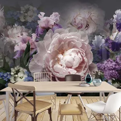 Oshxonadagi Peonies Fotosurati