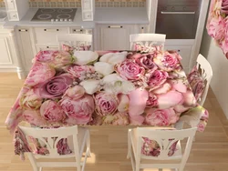Peonies In The Kitchen Photo