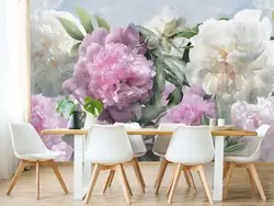 Peonies in the kitchen photo