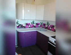 Peonies in the kitchen photo
