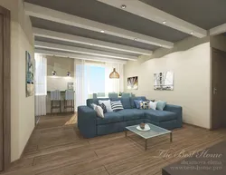 Living room with crossbar photo