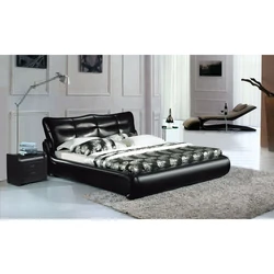 Bedrooms in leather photos