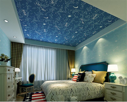 Bedroom starry sky photo