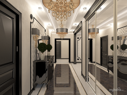 Photo of a hallway with ornaments