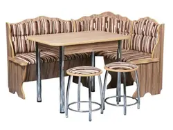 Corner chairs for kitchen photo